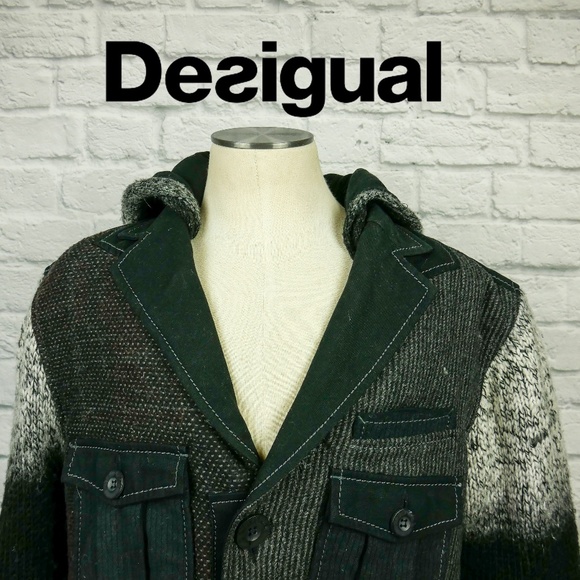 Desigual Jackets & Blazers - Desigual Jacket Blazer Hoodie Size XL